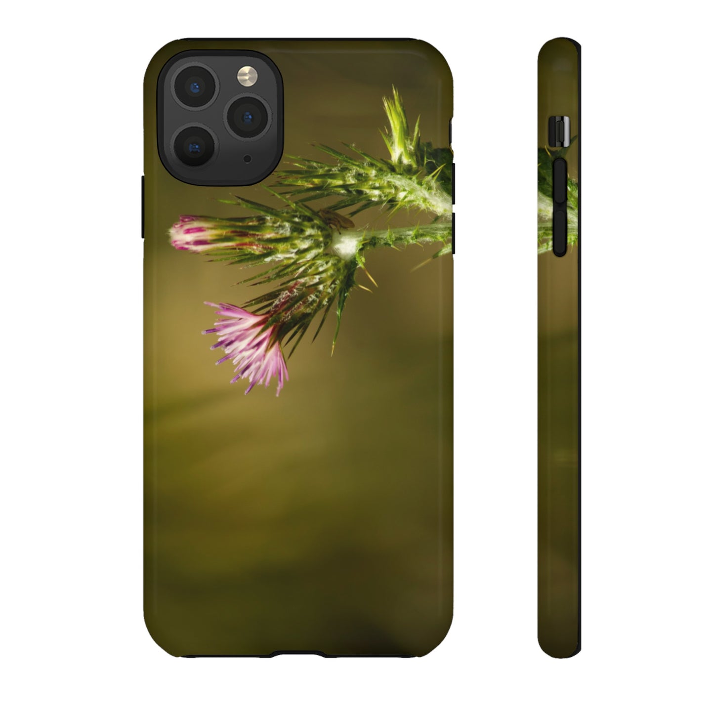 Solitary Thistle's Promise - Phone Case