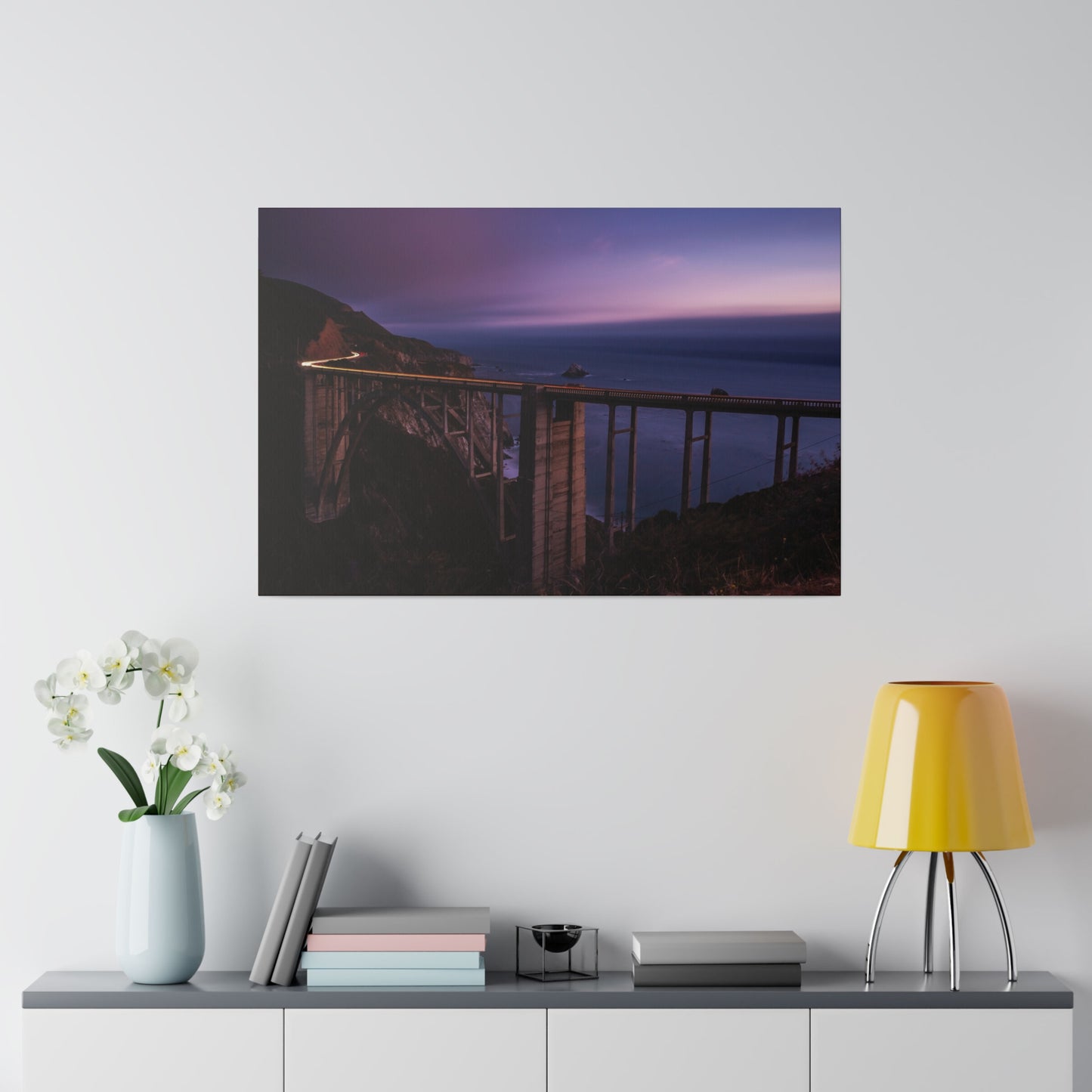 Bixby Bridge Blue Hour - Canvas