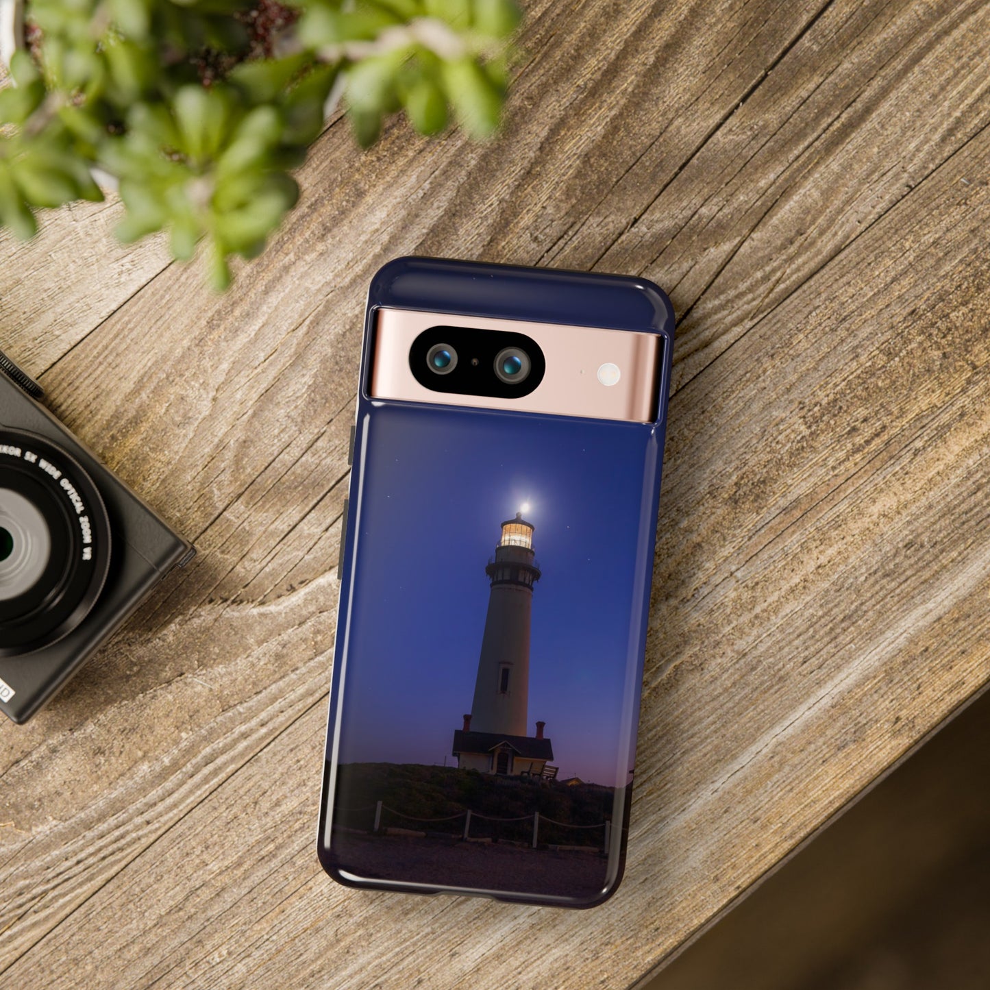 A Beacon of Light at Pigeon Point - Phone Case