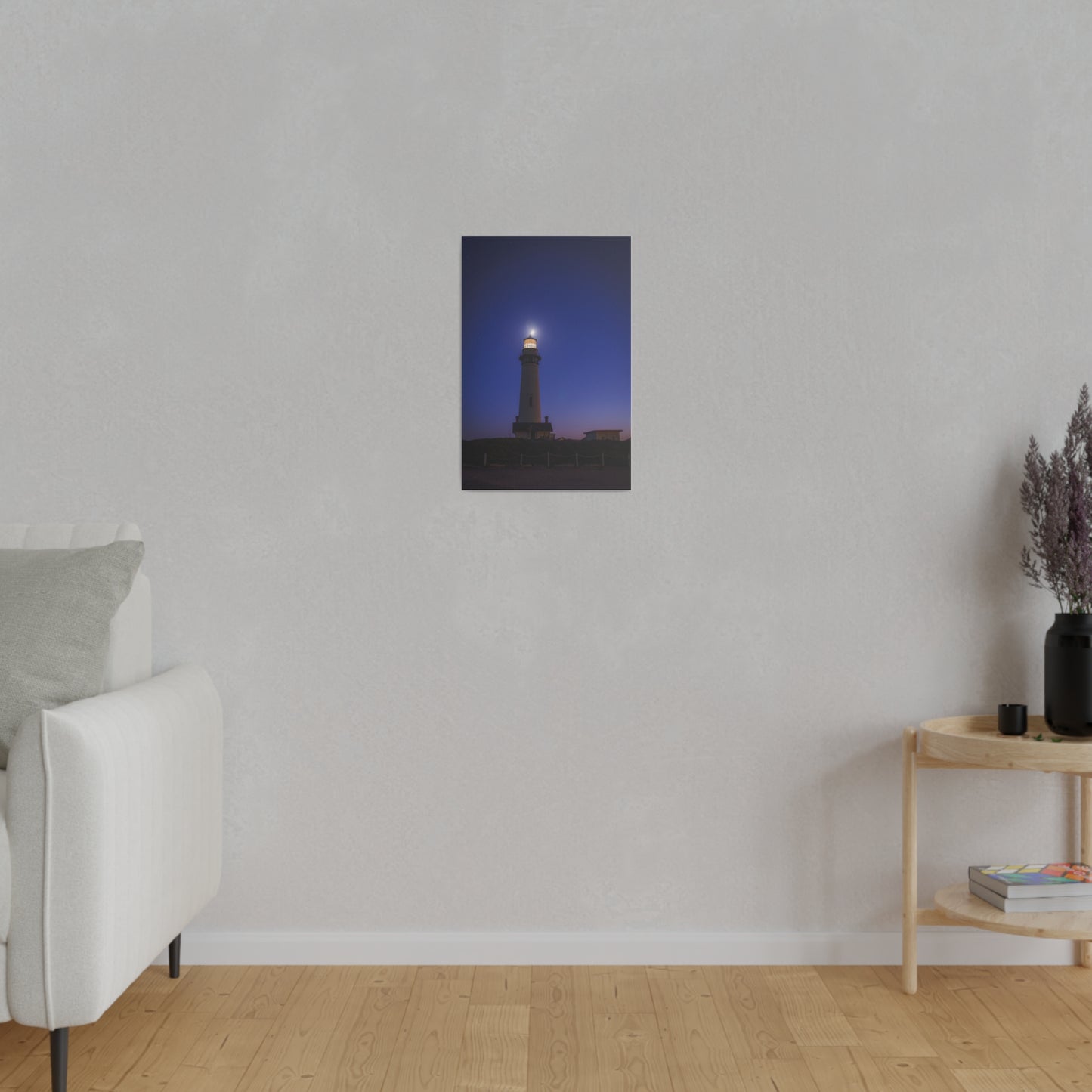 A Beacon of Light at Pigeon Point - Canvas