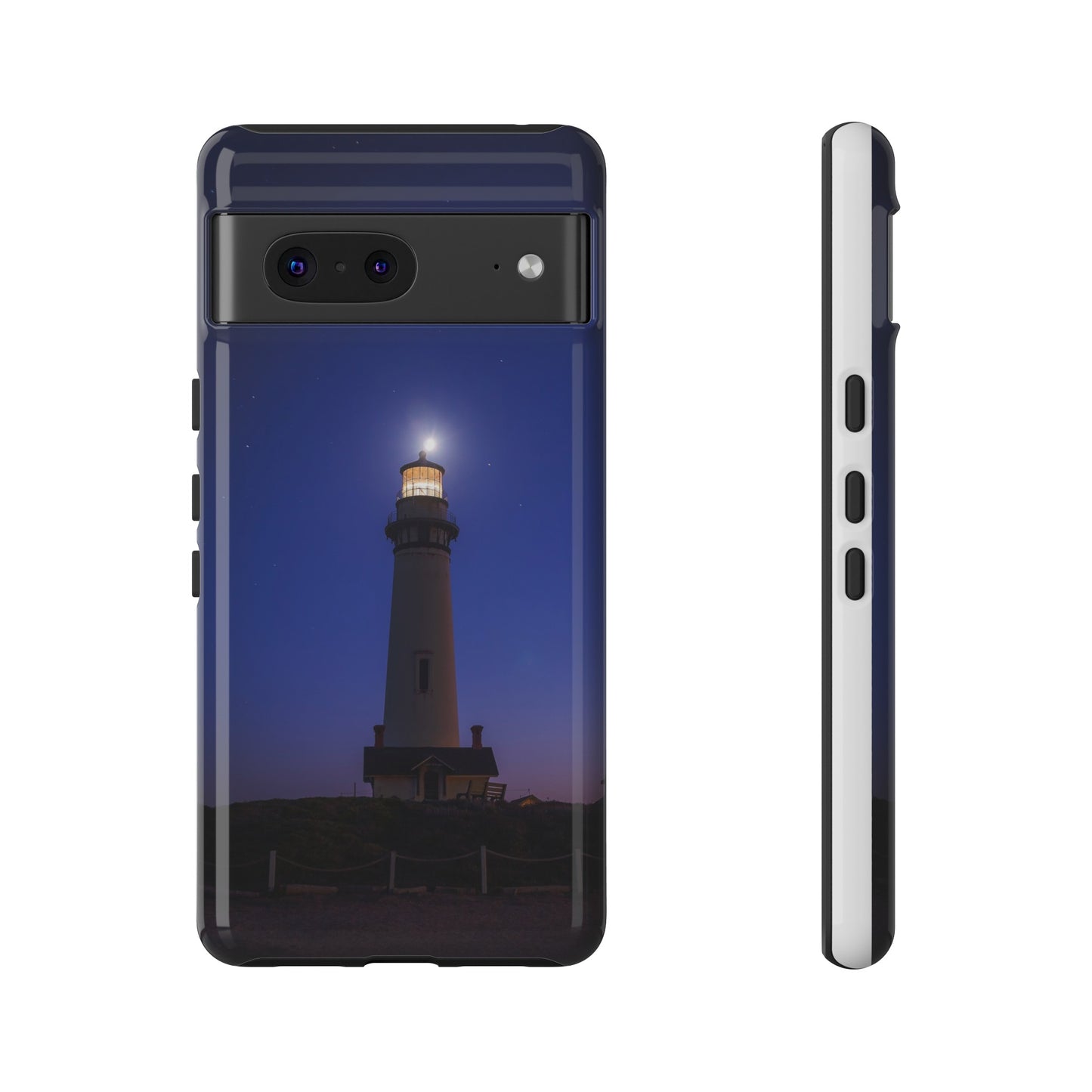 A Beacon of Light at Pigeon Point - Phone Case