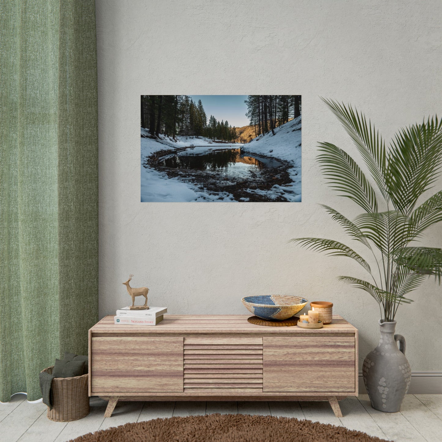 Tranquility at Lake Siskiyou - Poster