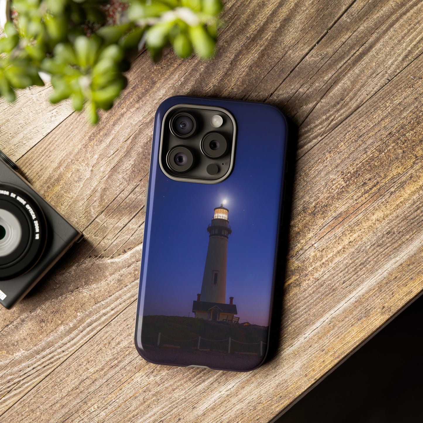 A Beacon of Light at Pigeon Point - Phone Case