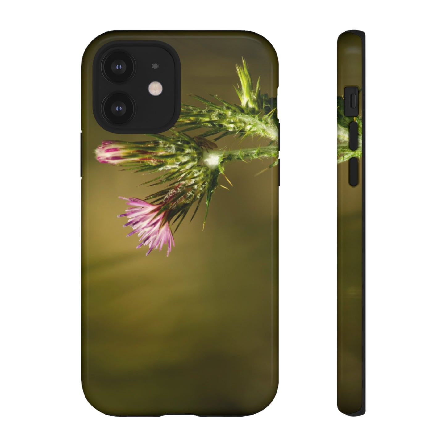 Solitary Thistle's Promise - Phone Case