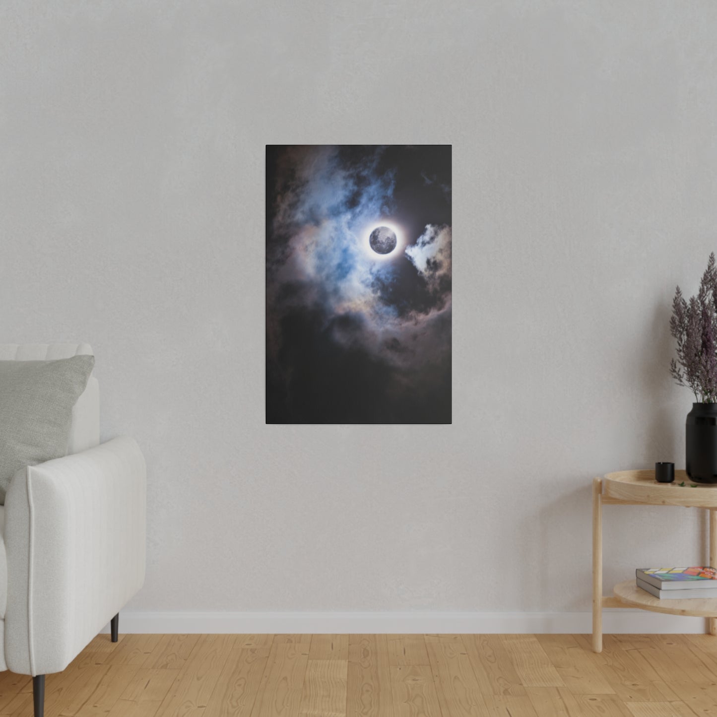 Into the Depths of Moonlight - Vertical - Canvas