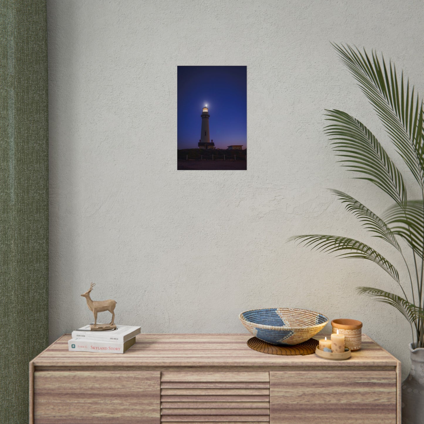 A Beacon of Light at Pigeon Point - Poster