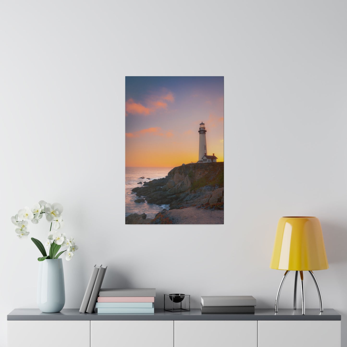 Sunset Symphony at Pigeon Point - Canvas