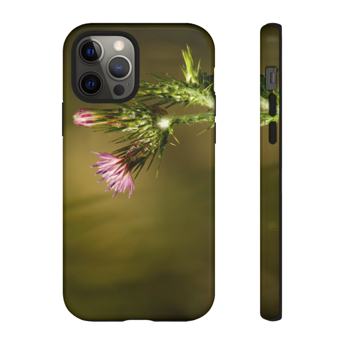 Solitary Thistle's Promise - Phone Case