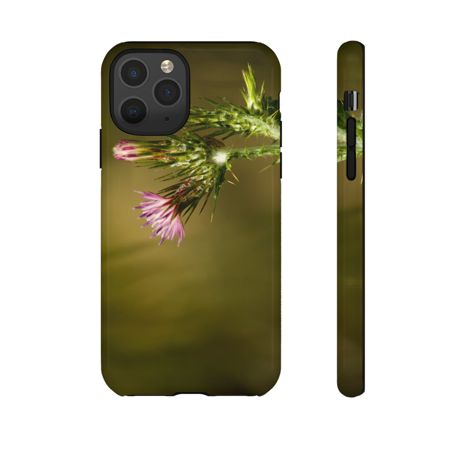 Solitary Thistle's Promise - Phone Case