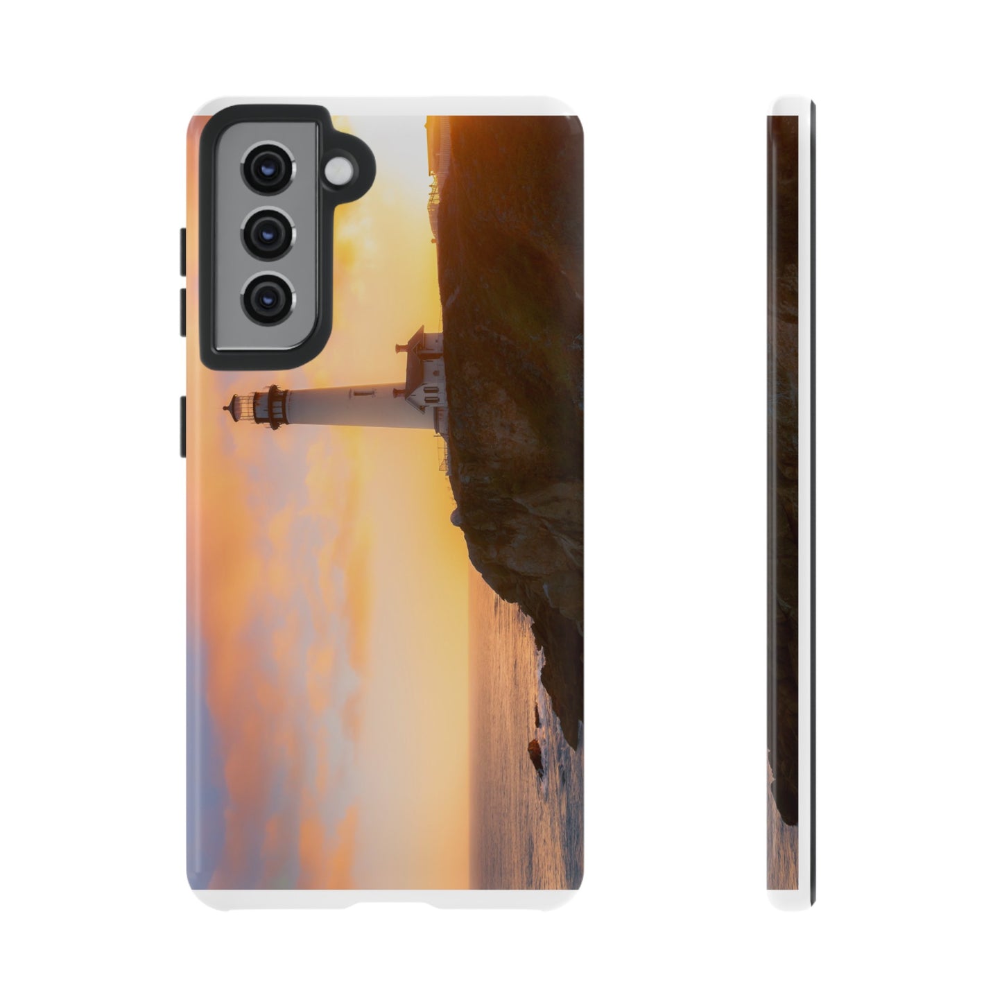 A Beacon Against the Sunset - Phone Case