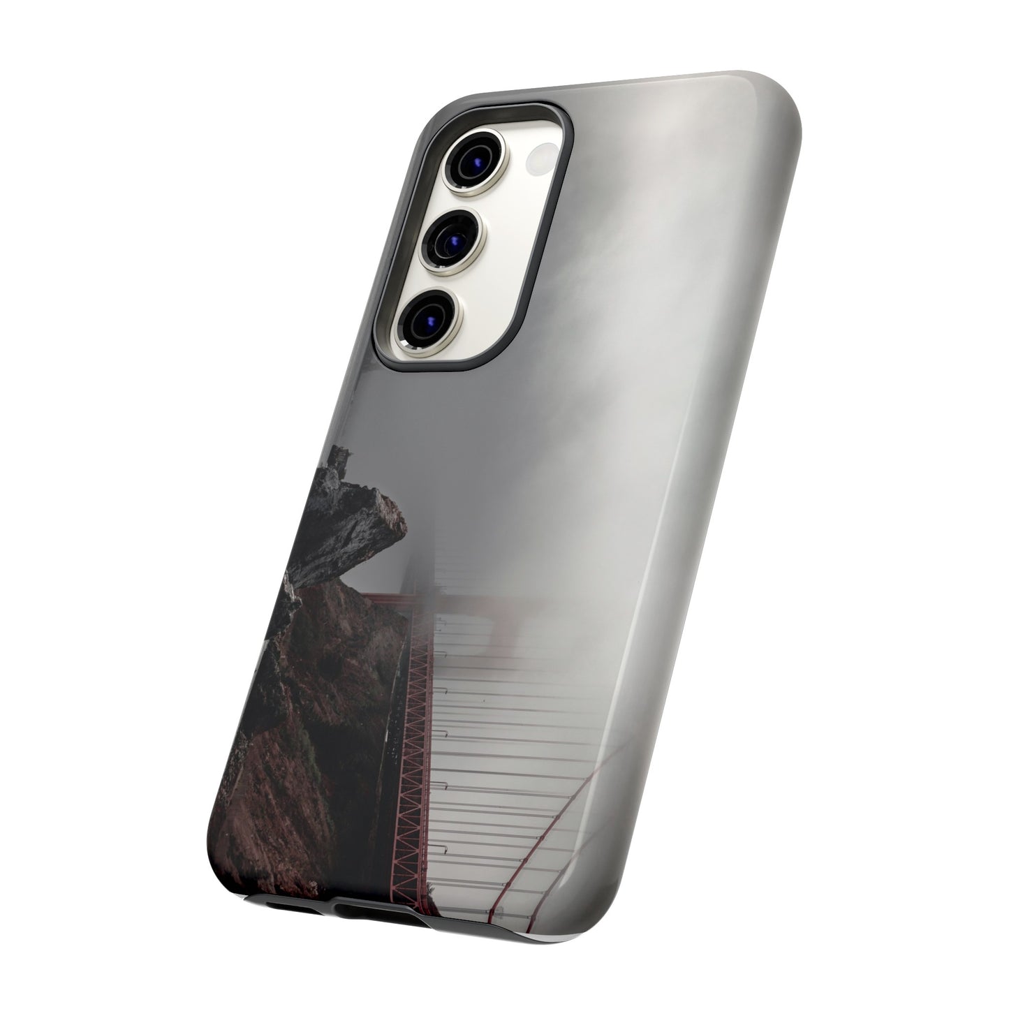 Veiled in Mist: The Golden Gate Bridge - Phone Case