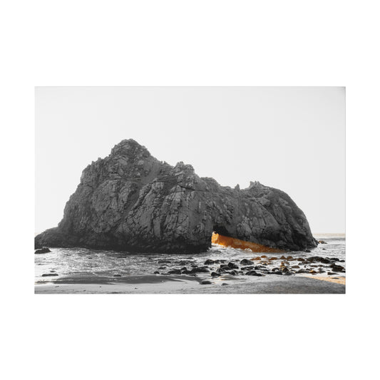 Pfeiffer Beach Jewel: Keyhole Rock - Canvas