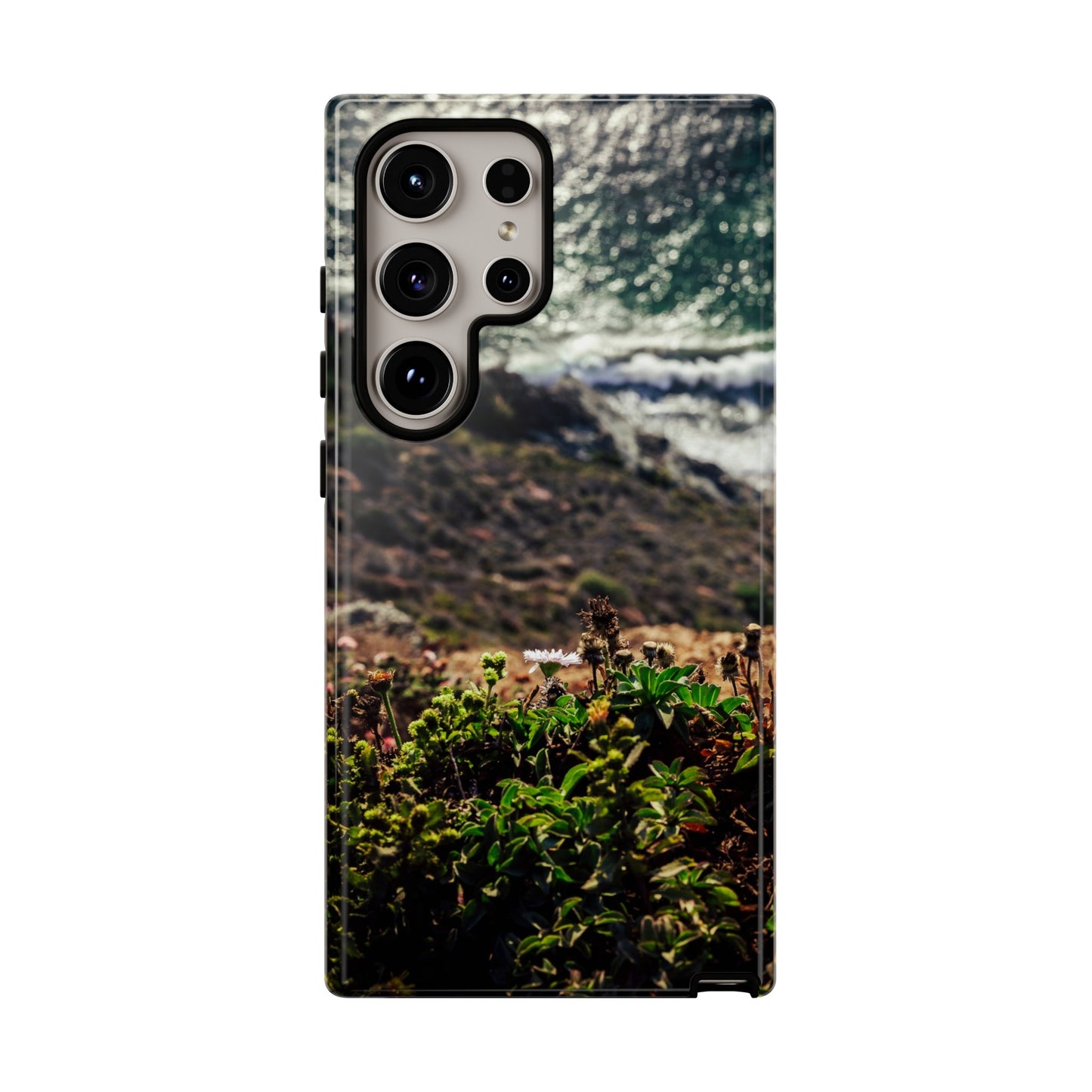 A Cliffside Vista - Phone Case