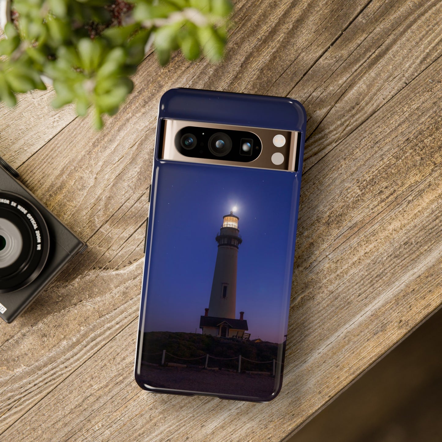 A Beacon of Light at Pigeon Point - Phone Case