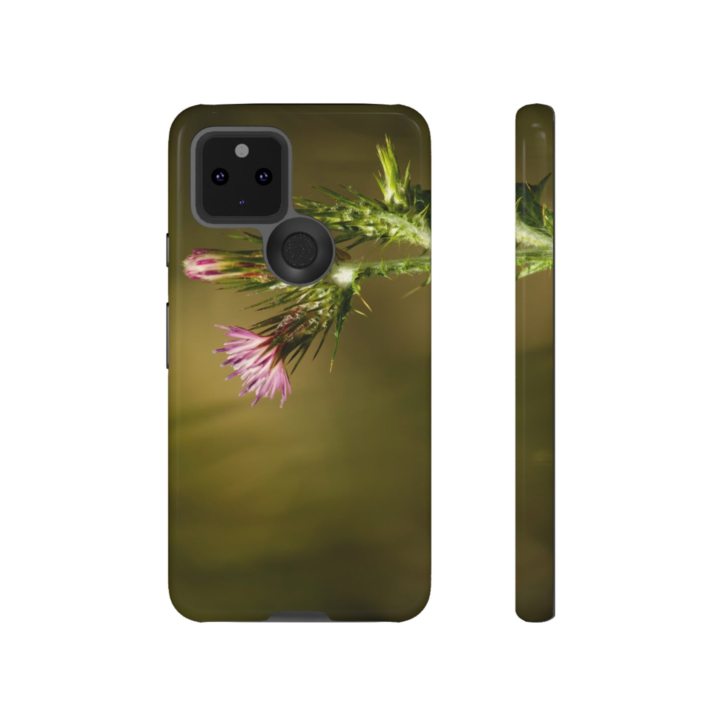 Solitary Thistle's Promise - Phone Case