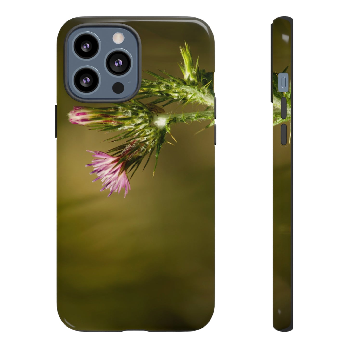 Solitary Thistle's Promise - Phone Case